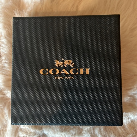 Coach Diamond Silver Stud Earrings - Picture 3 of 4